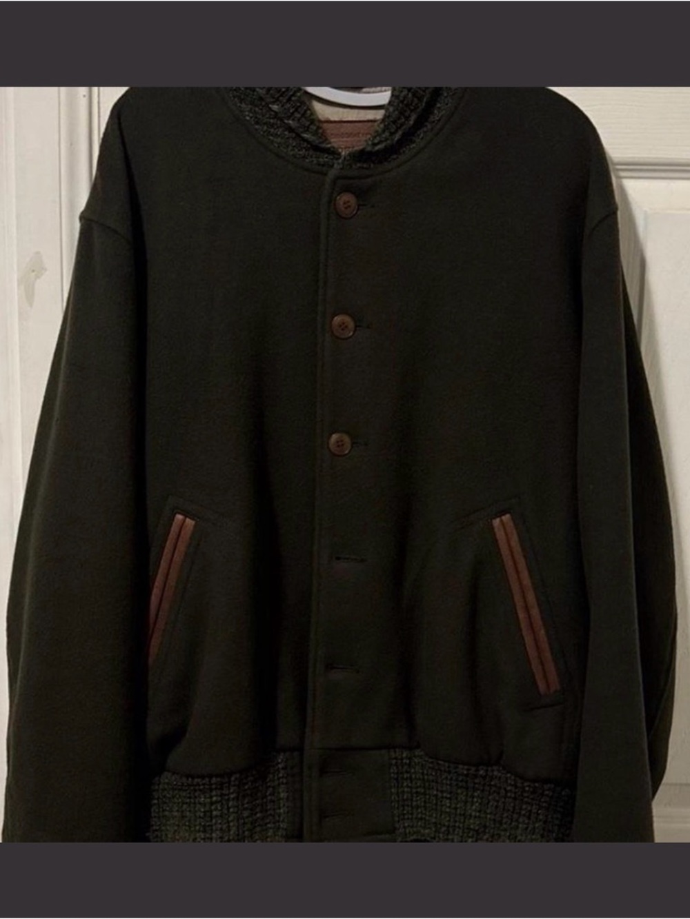 Men's Golden Bear x Loro Piana wool bomber Jacket